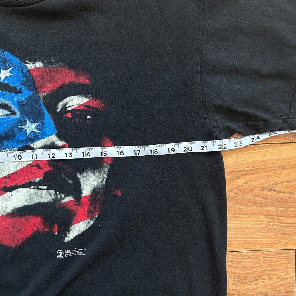 Jimi Hendrix Zion Rootswear American Flag Graphic T-Shirt Sz L - Picture 5 of 6